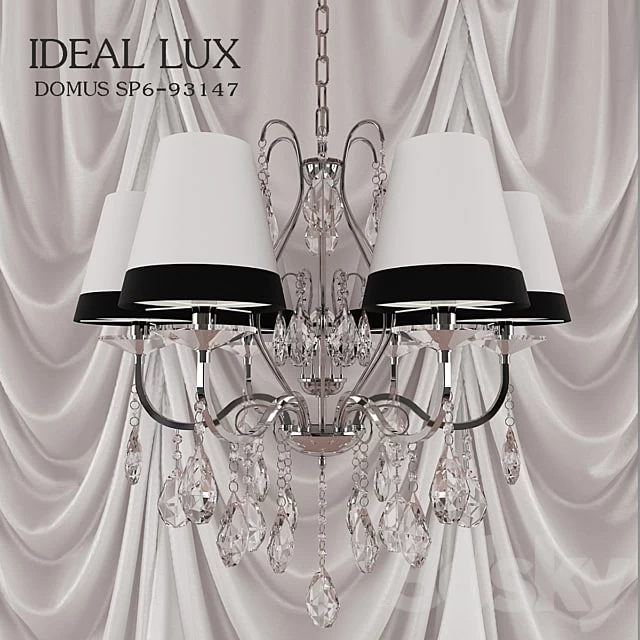 Chandelier hanging IDEAL LUX DOMUS SP6-93147