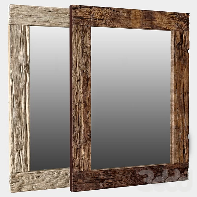 Kseniia Horduz RH Reclaimed Railroad Ties Mirror