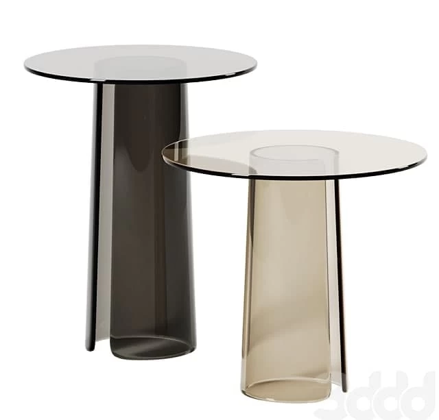 Orbit side tables by Poliform
