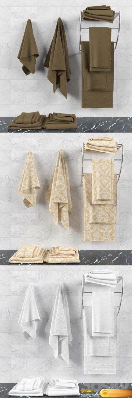 Towels 03 MAX | OBJ | TEX