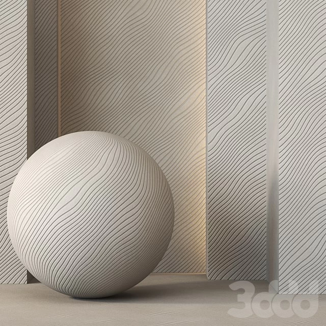 Decorative Plaster wall Texture - 4K - Seamless
