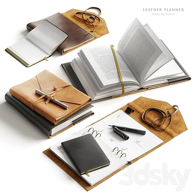 leather planner