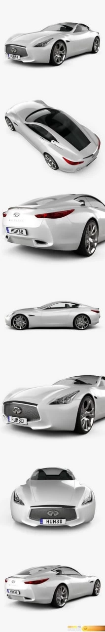Infiniti Essence 2011 3D Model MAX | FBX | OBJ