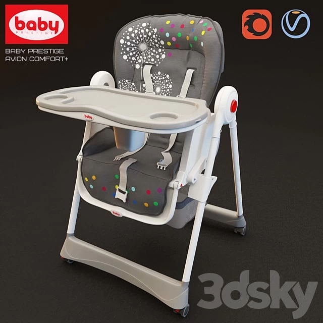 Highchair Baby Prestige Avion Comfort