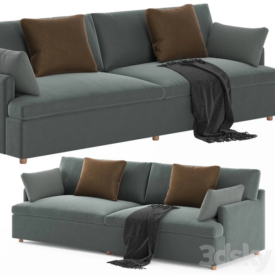 RH Cloud Track Arm Sofa