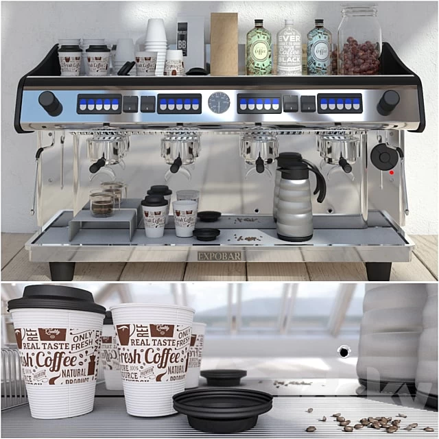 Expobar 4 Group Megacrem Coffee Machine