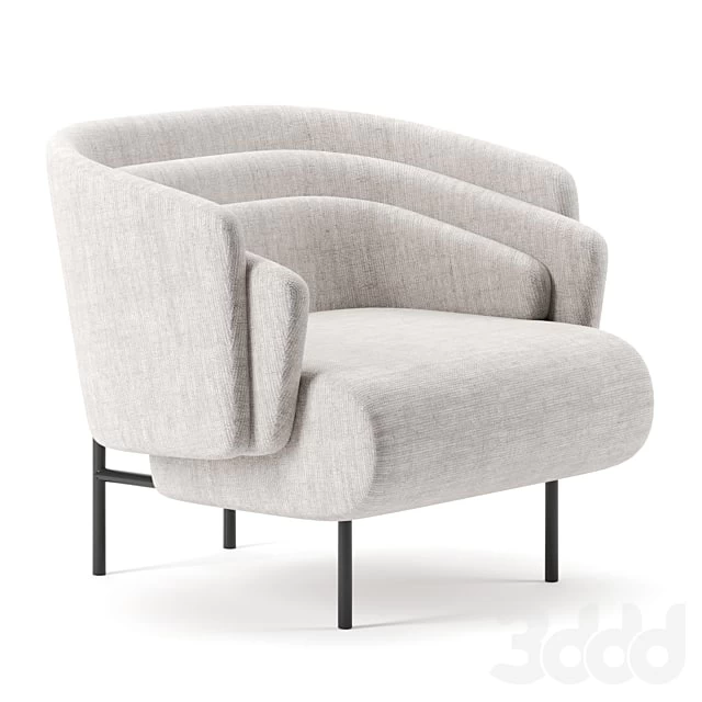 HUG armchair by Christophe Delcourt