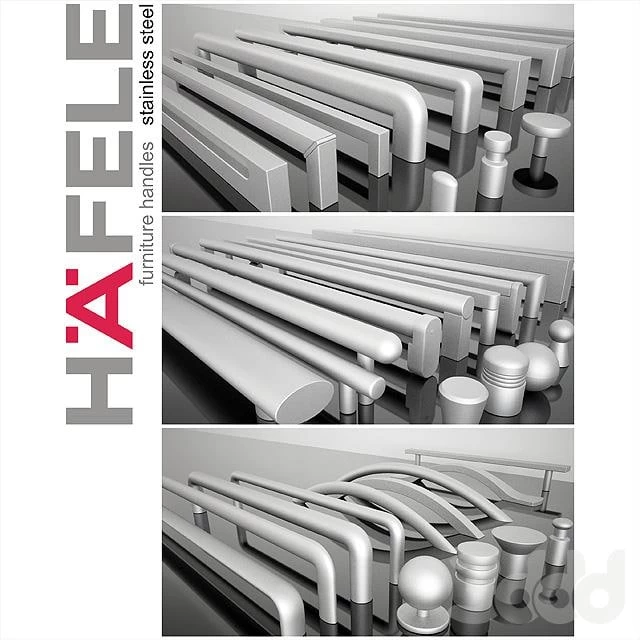 Hafele handles-Aluminium