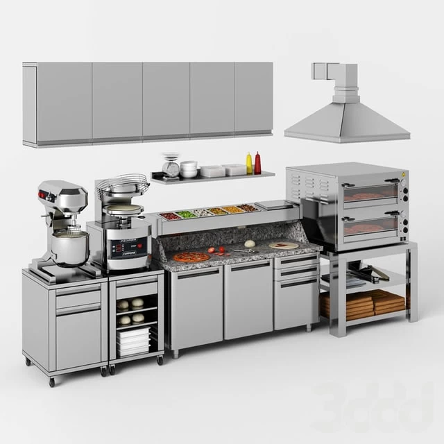 Equipment for pizzeria