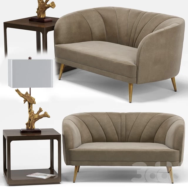 Leone, Saltaire Lamp, Robin Cube End Table