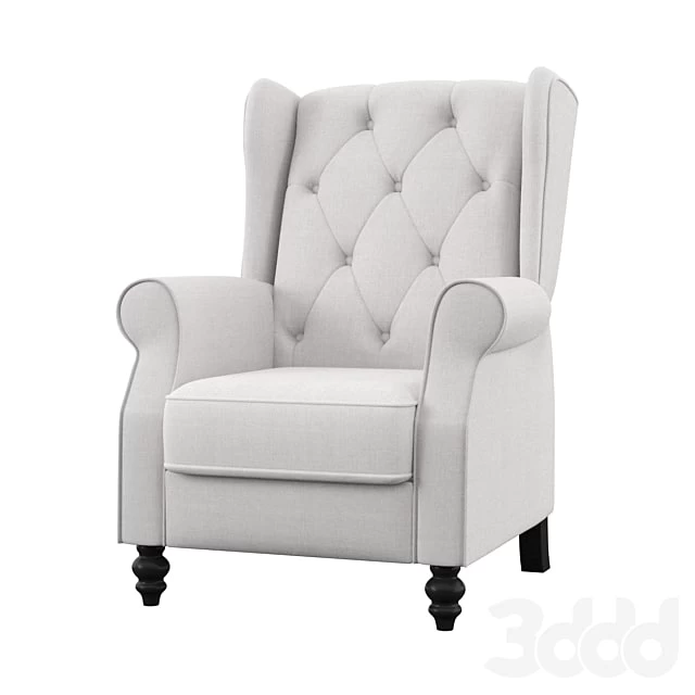 Reardon Pushback Fabric Manual Recliner