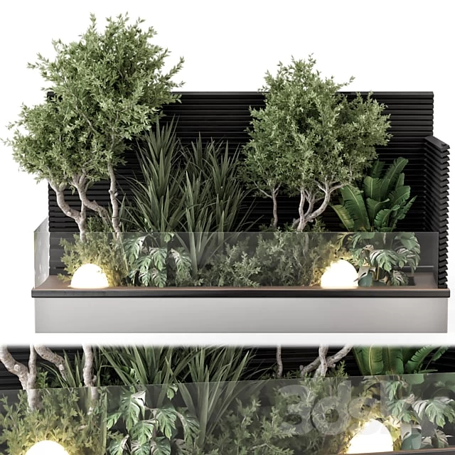 Backyard and Landscape Set Bush and Tree - Set 1139