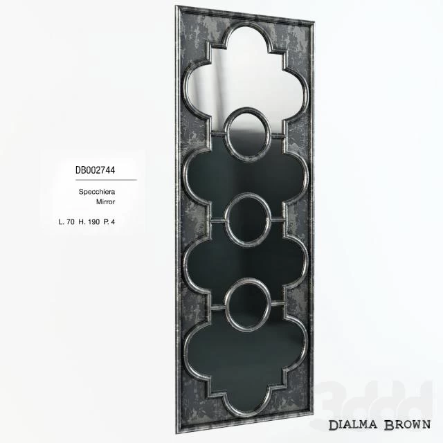 Wall mirror DIALMA BROWN MOBILI DB002744