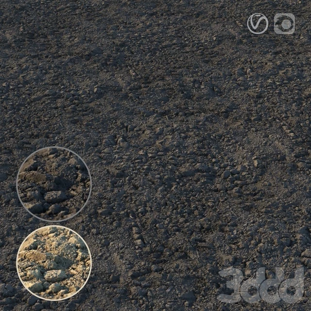 Loose soil material 02