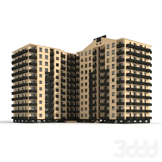 High-rise residential building.