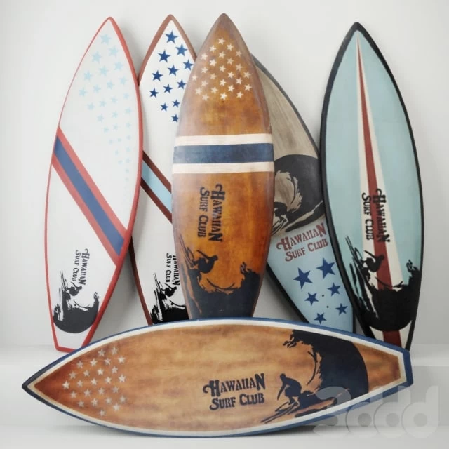 Vintage Wooden Surfboards Jeffan