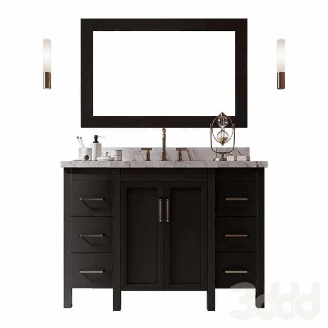 Bathroom Vanity bmc1603-v4802-blk
