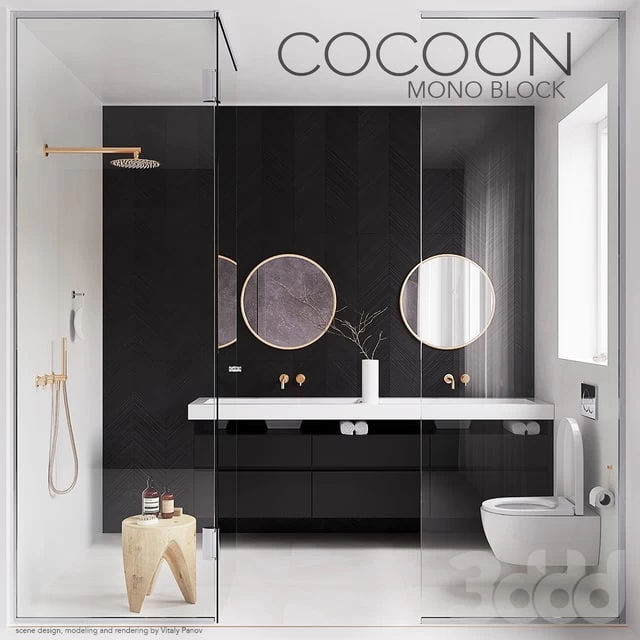 COCOON MONO BLOCK (corona PBR, vray GGX)