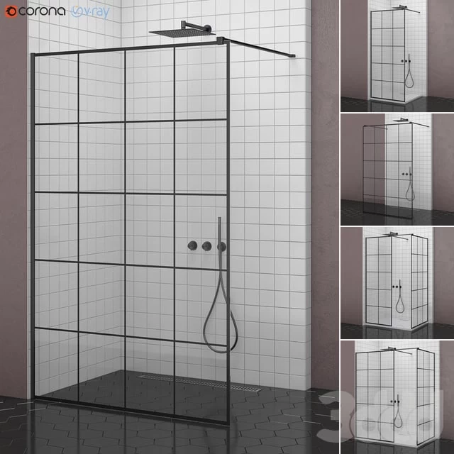 Shower cabins Radaway | Modo New Black Factory