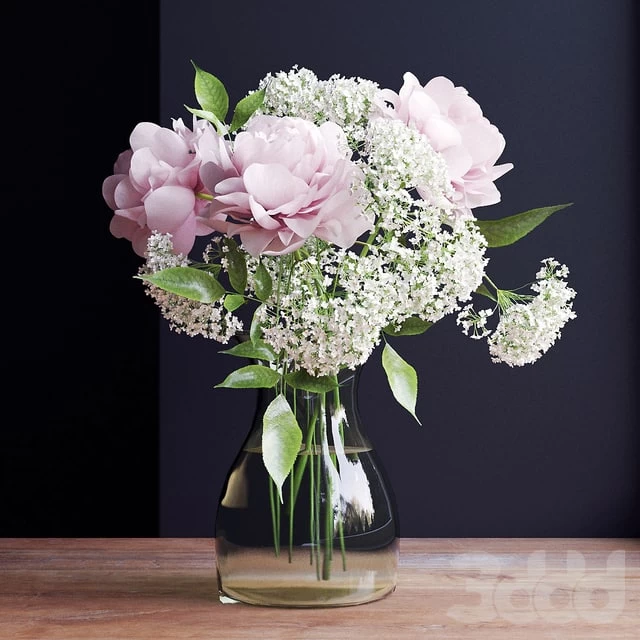 Bouquet of flowers in a vase 23