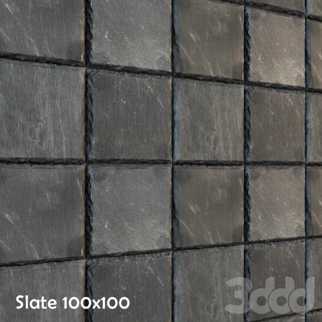 Slate with crushed edge