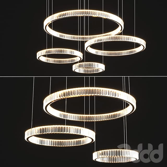 Modern Crystal Chandelier Set
