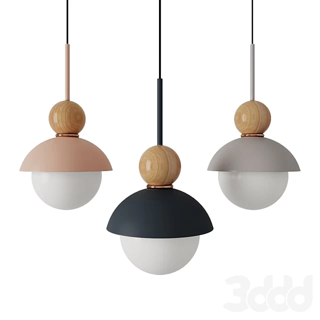 Savie wood pendant