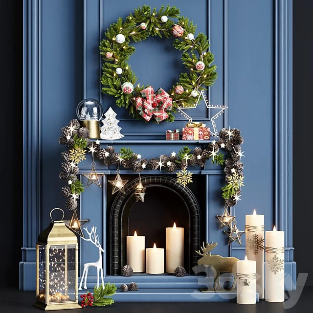 New year decorative set 3