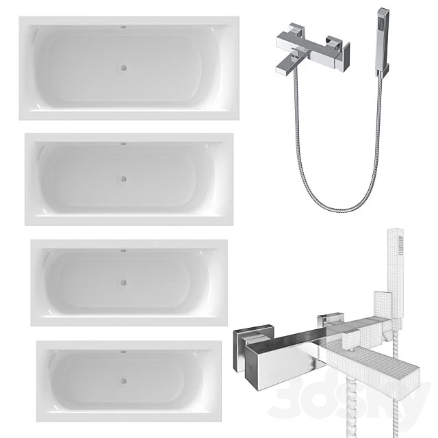 RIHO baths and Newform bath shower mixer