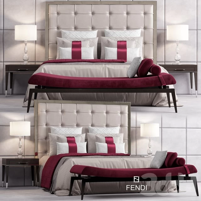 Bed FENDI CASA SAVILE