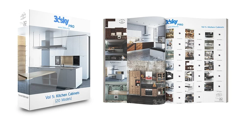3dsky PRO Collection - Classified by Vol_05_Kitchen Cabinets