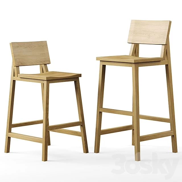 Ethnicraft bar stools