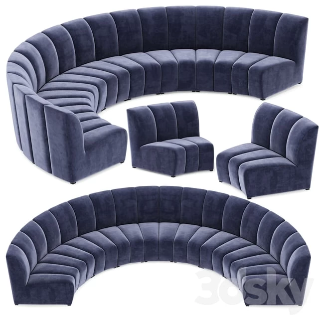 Modular sofa lando eichholtz by опасный зверь