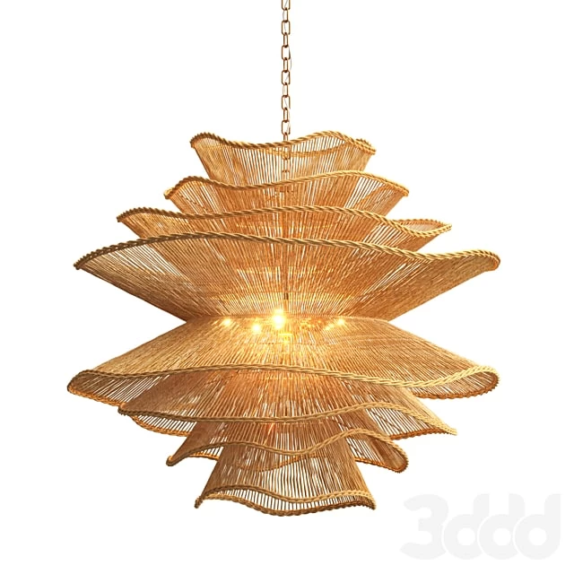 Alondra Chandelier large rattan