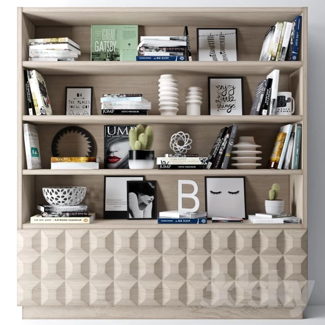 Bookshelf + decoration