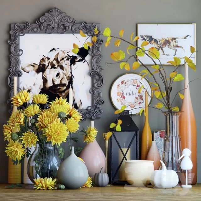 Autumn decorative set 4