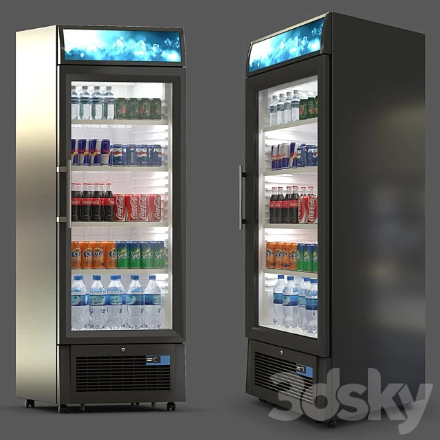 Fridge with Drinks