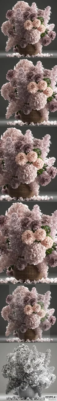 Bouquet 144 – 3D Model