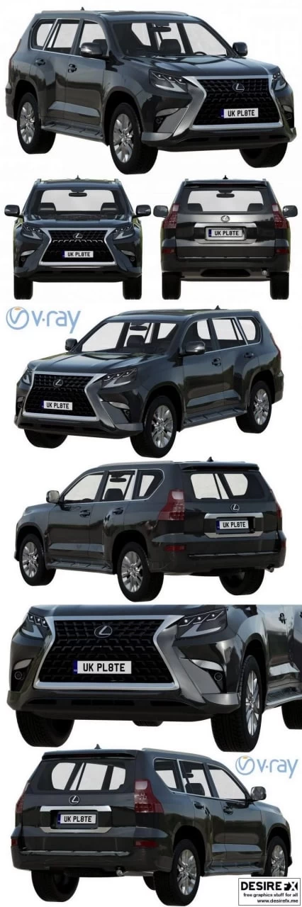 Lexus GX460 2021 3D model