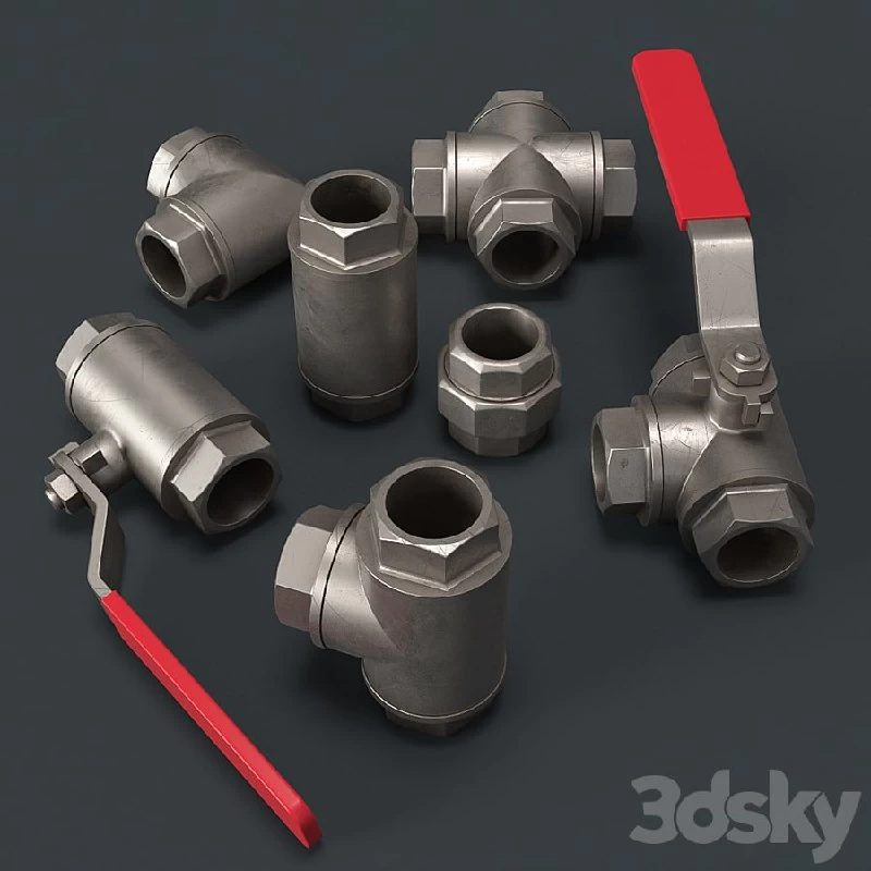 Fittings for water and gas pipelines