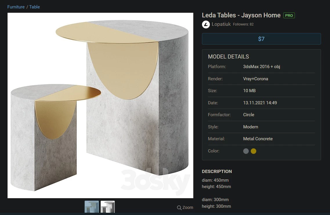 Leda Tables