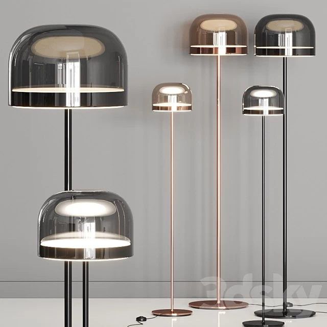 FontanaArte Equatore / Lampatron Noten Floor Lamps