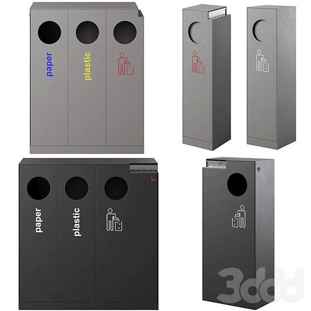 Litter bin Crystal by mmcite