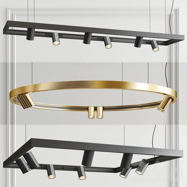 Superloop Spy Delta Chandelier - 3 type