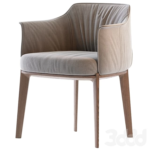 Poltrona Frau Archibald Fabric easy chair