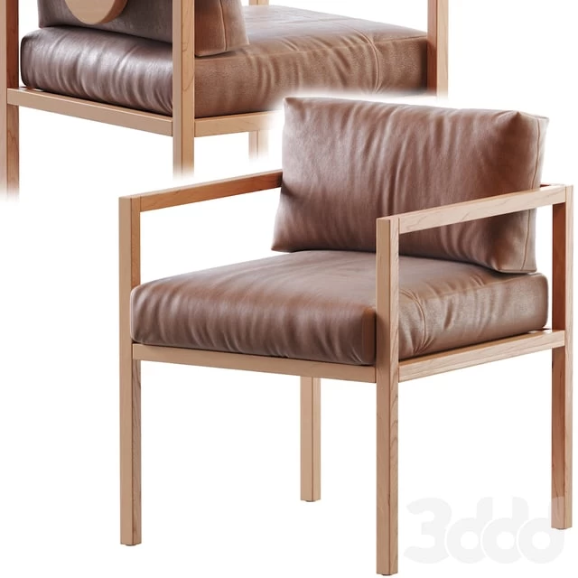 EVE DINING CHAIR IN LEATHER (WNT)