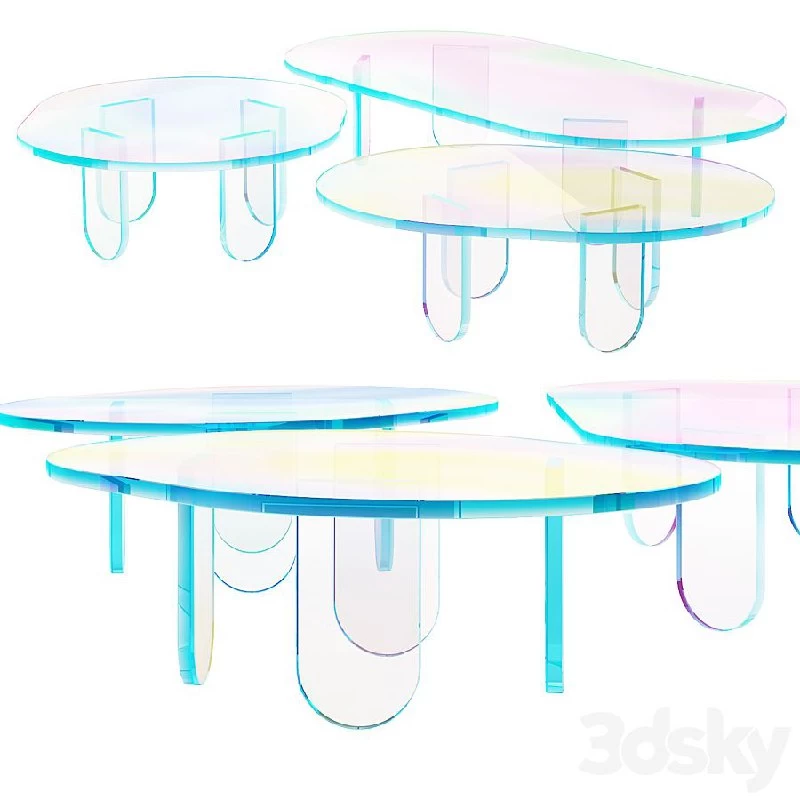 015_Multi-colored Pearl custom coffee table 00