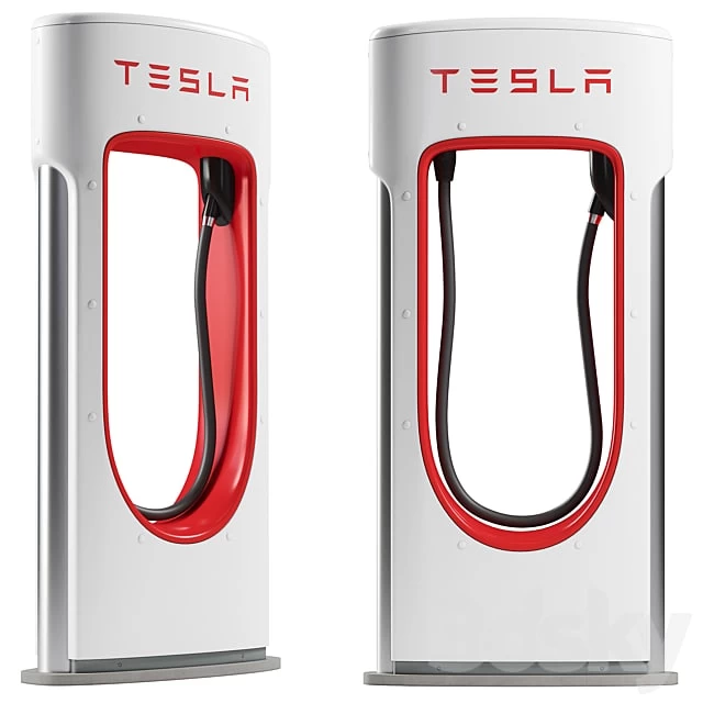 Tesla Supercharger Charging Station