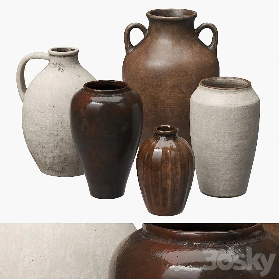 Ceramic vases