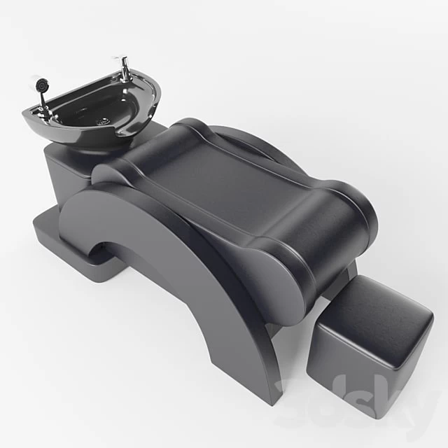 Armchair hairdresser for shampooing